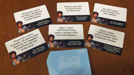 Bob Ross: Art of Chill board game