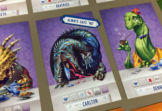 Dinosaur Tea Party card game