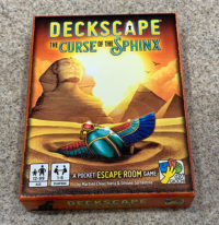Deckscape: The Curse of the Sphinx game