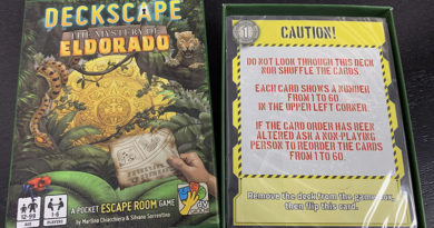 Deckscape: The Mystery of Eldorado game