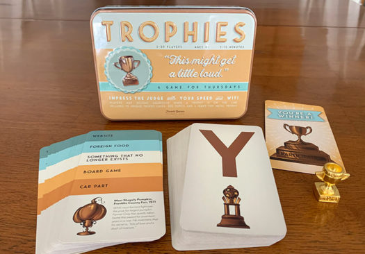 Trophies party game
