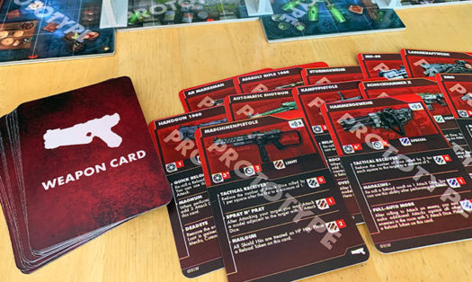 Wolfenstein the Board Game prototype