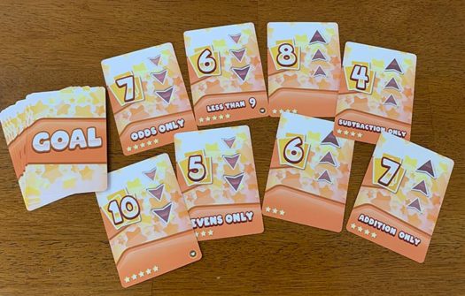 Math Rush card game