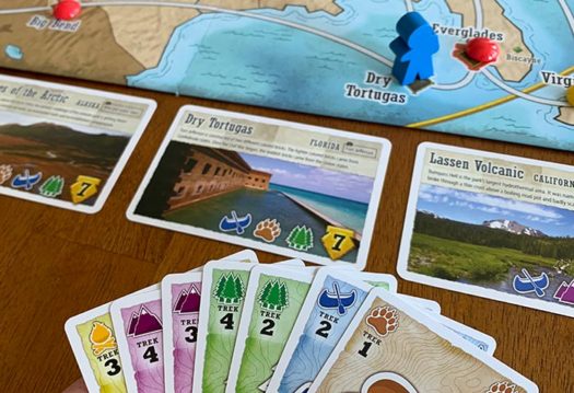 Trekking the National Parks board game