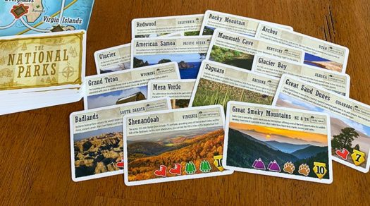 Trekking the National Parks board game