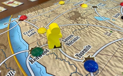 Trekking the National Parks board game