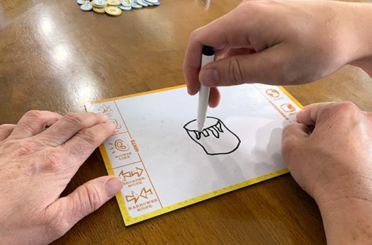 Telestrations Upside Drawn party game