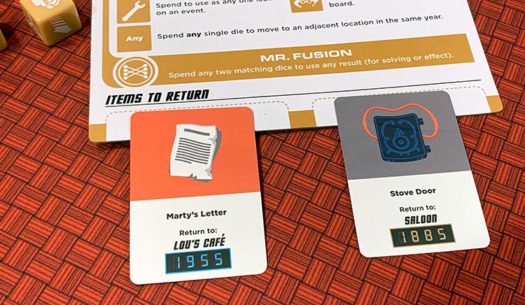 Back to the Future: Dice Through Time board game