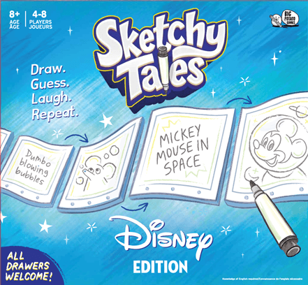 Disney Sketchy Tales board game