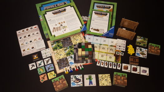 Minecraft Builders and Biomes board game