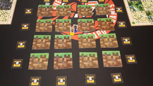 Minecraft Builders and Biomes board game