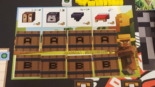 Minecraft Builders and Biomes board game