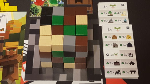 Minecraft Builders and Biomes board game