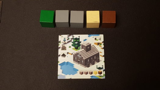 Minecraft Builders and Biomes board game