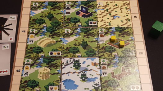 Minecraft Builders and Biomes board game