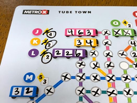 Metro X board game