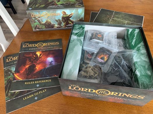 The Lord of the Rings: Journeys in Middle-earth board game