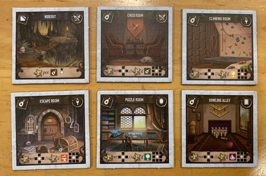 Between Two Castles of Mad King Ludwig Secrets and Soirees board game