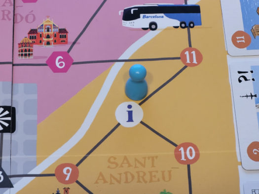 Zoom in Barcelona Board Game