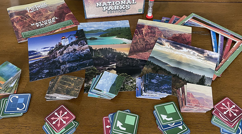 USAOPOLY PicTwist: National Parks | Twist, Move, and Swap Tiles to Complete  The Image | Family Puzzle Game Featuring National Park Locations Artwork 