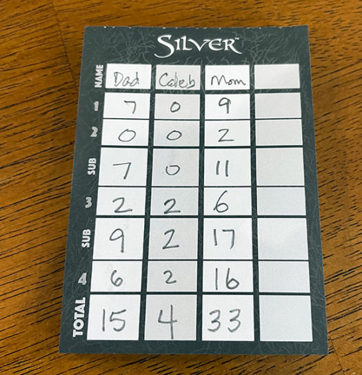 Silver card game