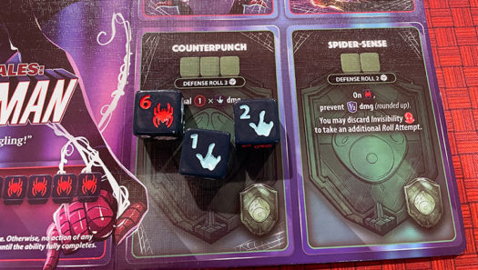 Marvel Dice Throne dice game