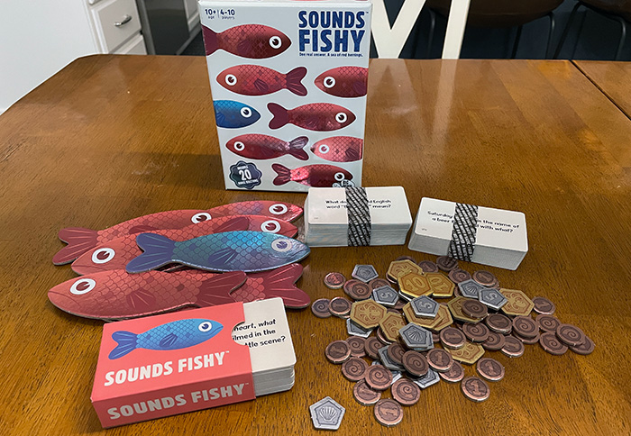 Sounds Fishy party game review - The Board Game Family