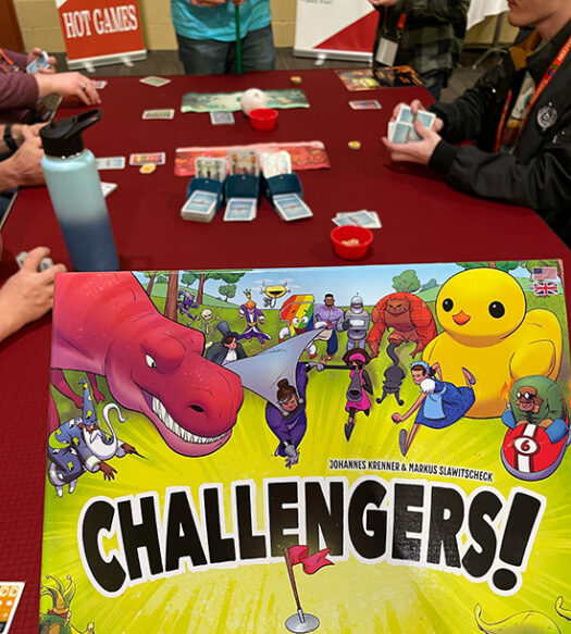 Challengers! board game