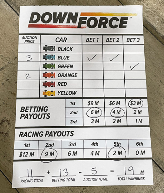 Downforce board game