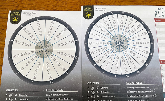 The Search for Planet X deduction game